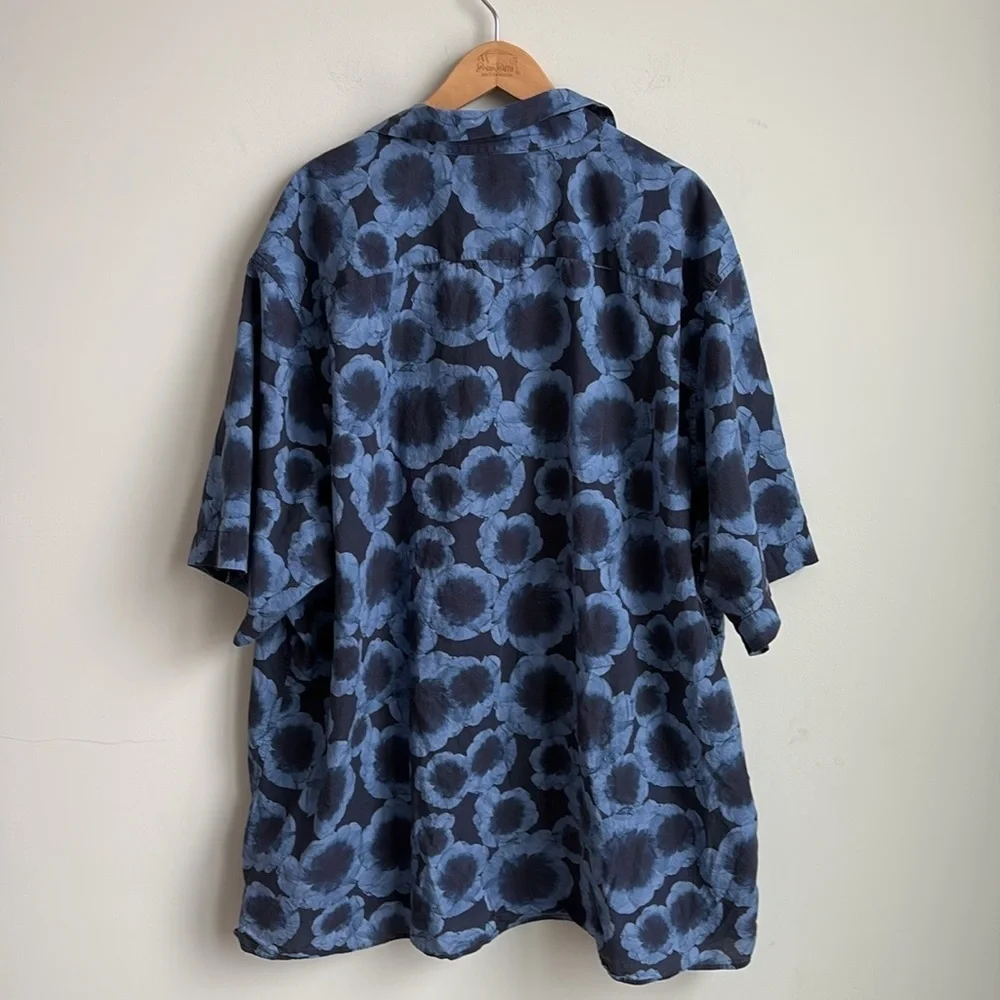 Banana Republic Relaxed Fit Organic Cotton Resort Shirt Men's XXL